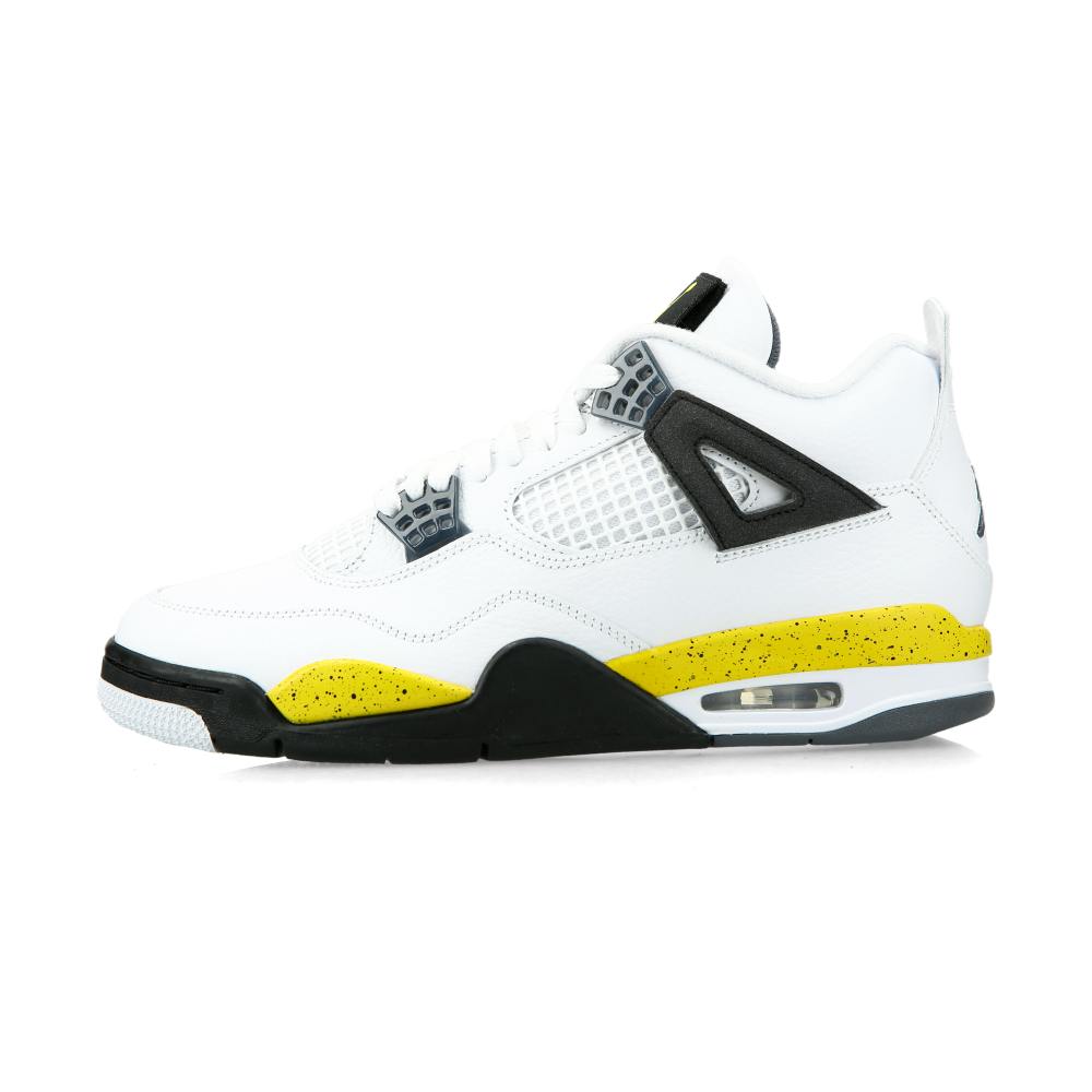 Jordan Air Jordan 4 Retro "Rare Air" (white / tour yellow / dark blue grey / black) - 40