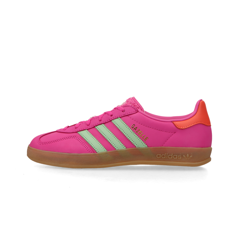 adidas Gazelle Indoor W (semi lucid fuchsia / green spark / signal coral) - 36 2/3