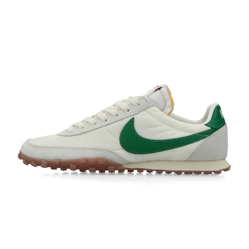 Nike Waffle Racer (sail / pine green / beach / gum med brown), vue de côté