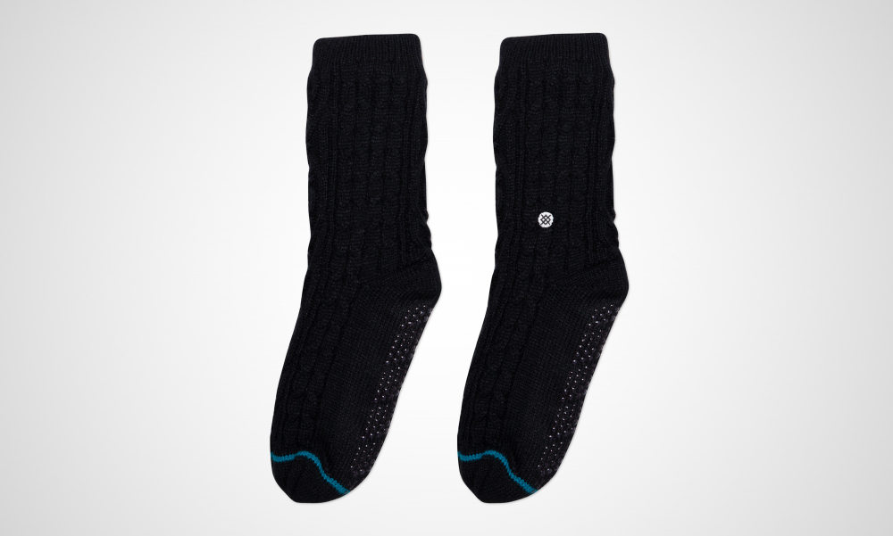 Stance Socks Rowan Slipper (schwarz) - S (35-37 EUR / 3-5.5 US)