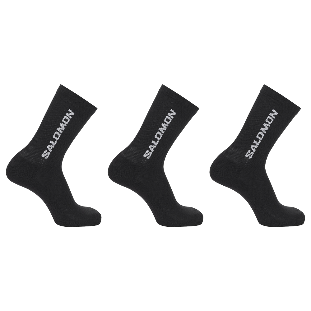 Salomon Everyday Crew Socken 3er Pack (schwarz) - M (39-41