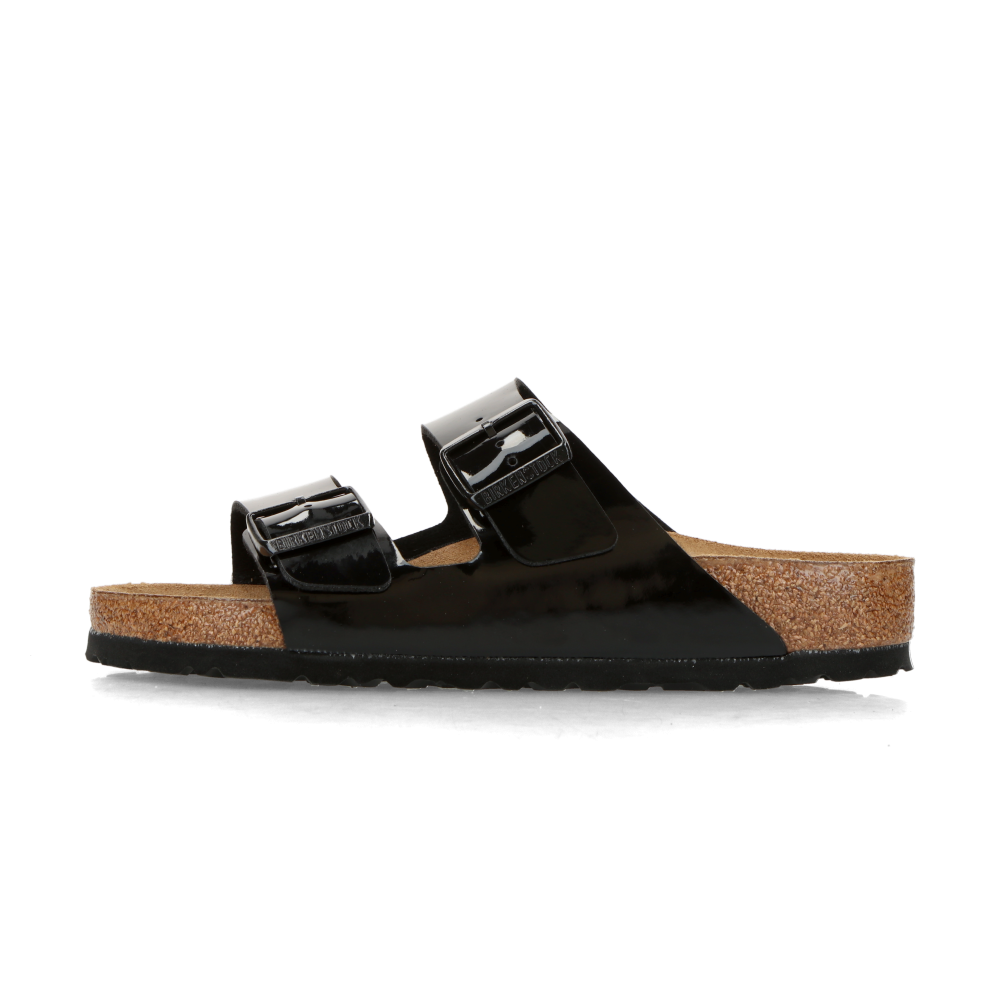 Birkenstock Arizona Birko-Flor Patent - Regular "Black Patent" - 36