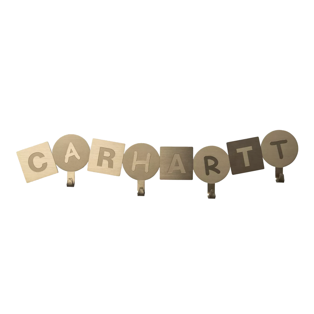 Carhartt WIP ABC Wand Kleiderhaken Garderobe (gold) -