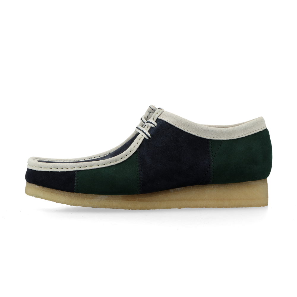 Clarks Originals Wallabee (blue / green stripe) - 41