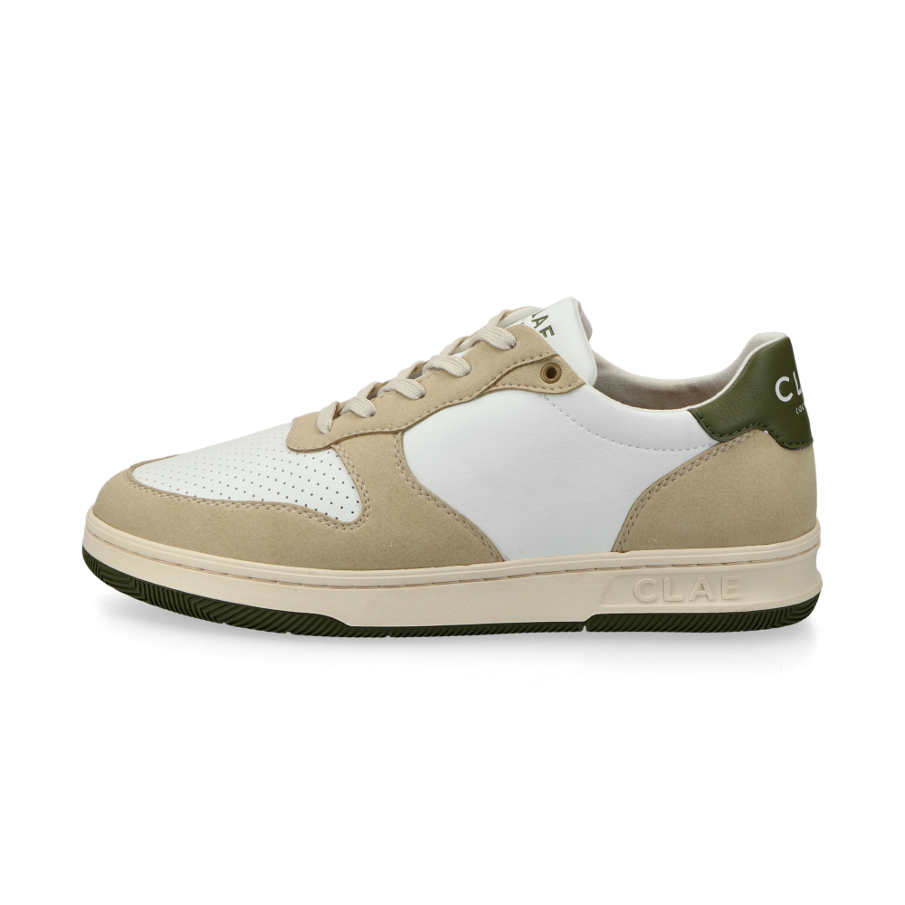 CLAE Malone Vegan (vanilla / white / olive) - 37.5
