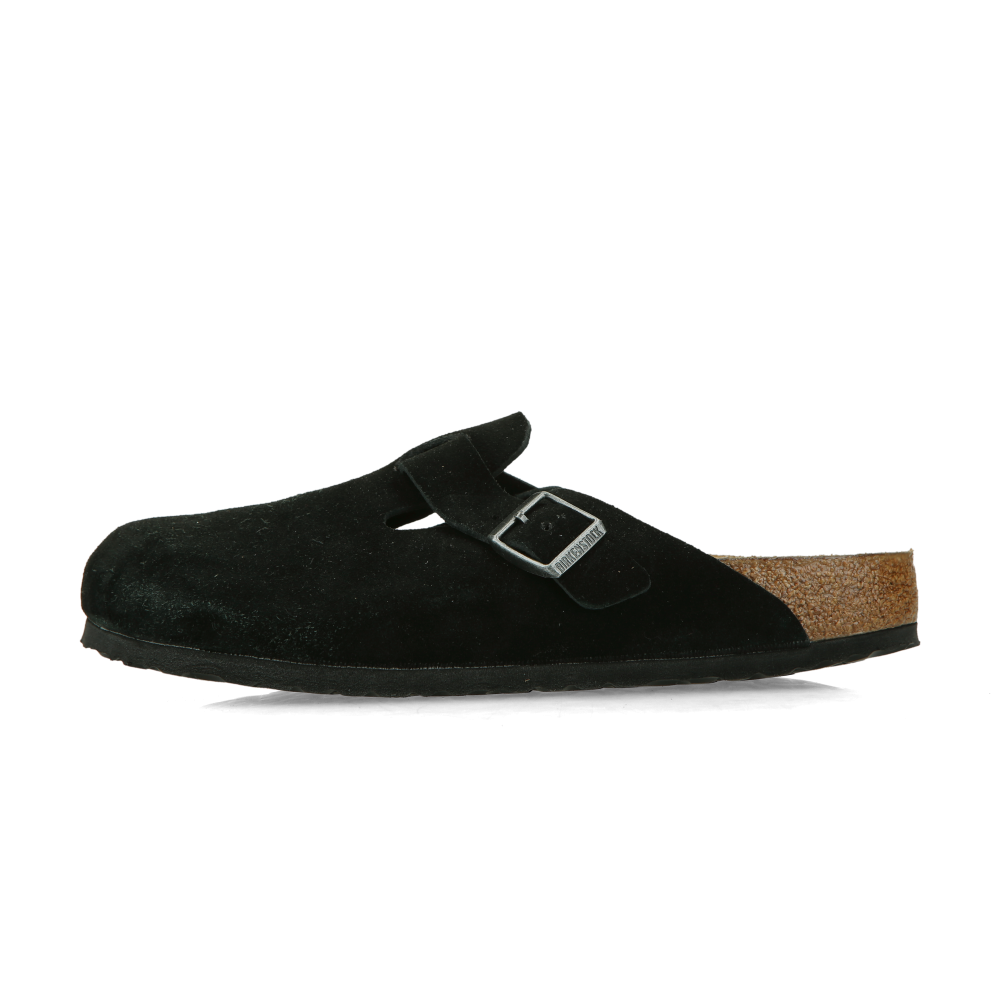 Birkenstock Boston Suede Leather - Narrow "Black" - 40