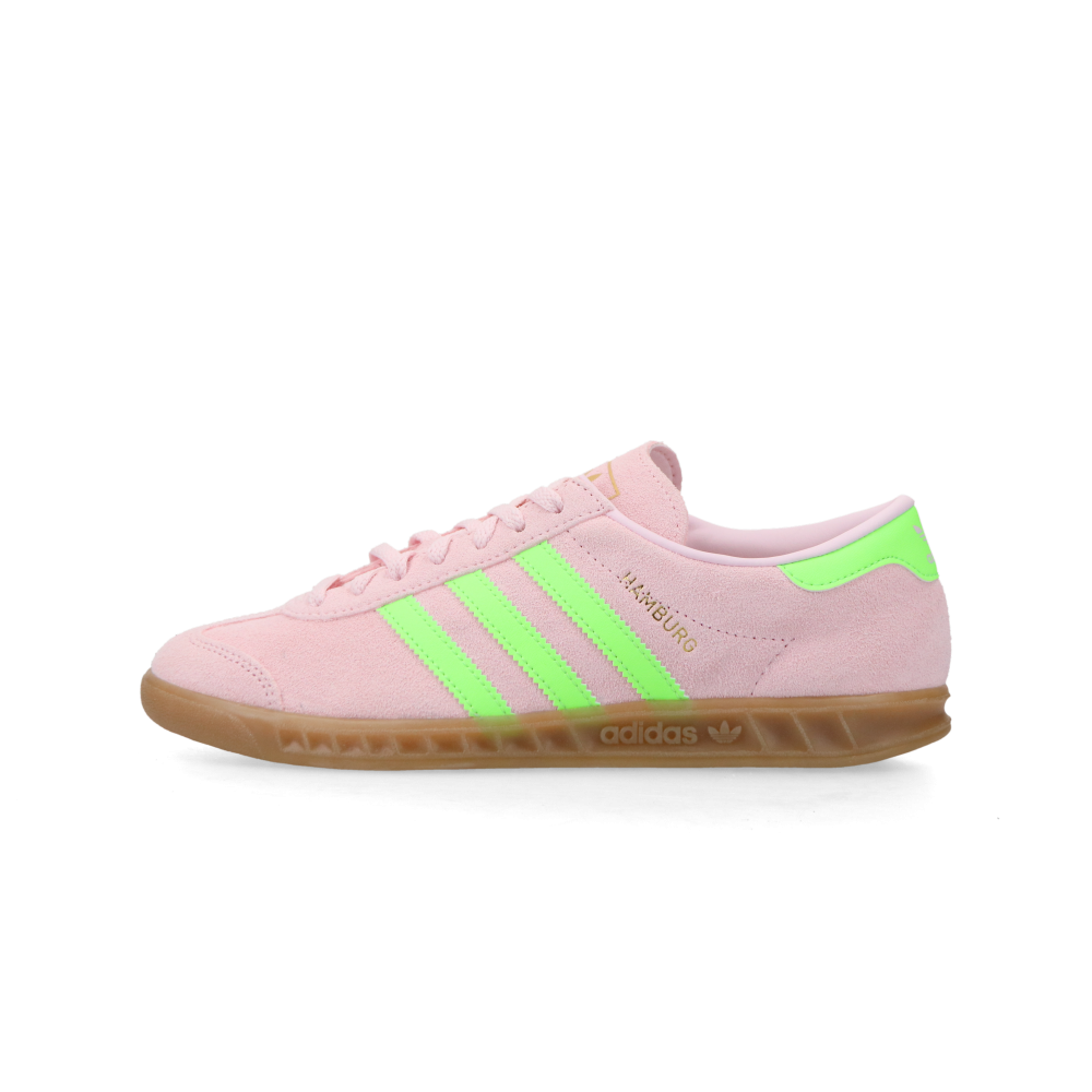 adidas Hamburg W (clear pink / solar green / gold metallic) - 36 2/3