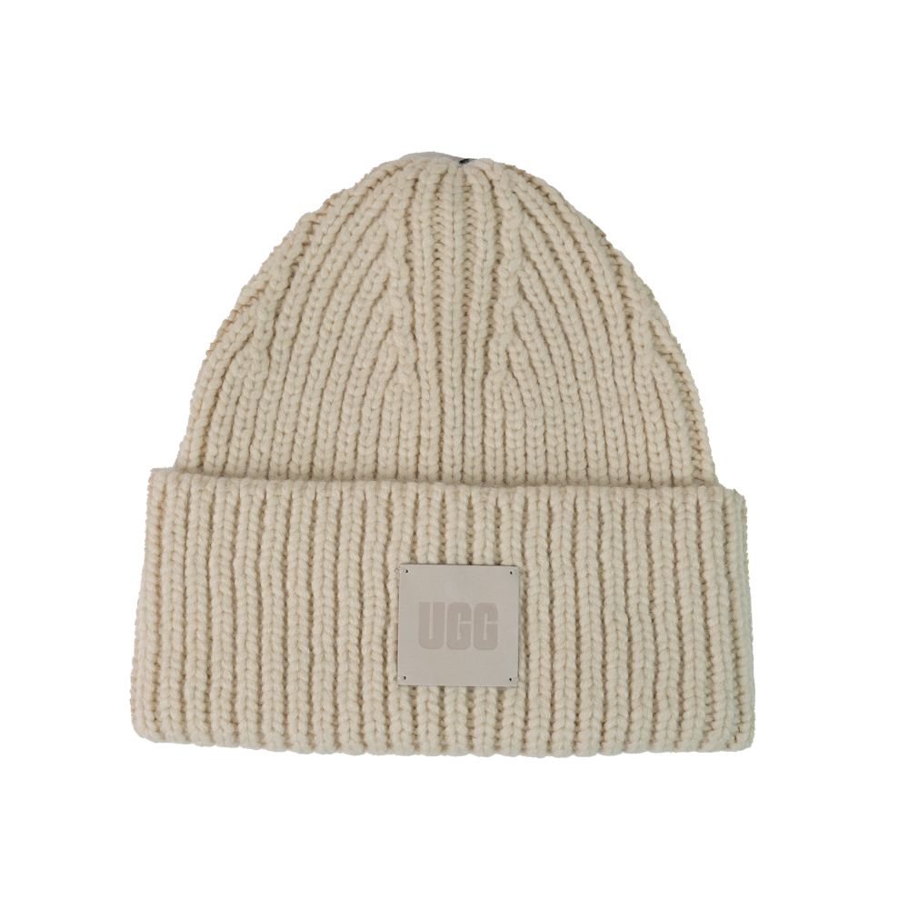 UGG U Chunky Rib Beanie (cream) -