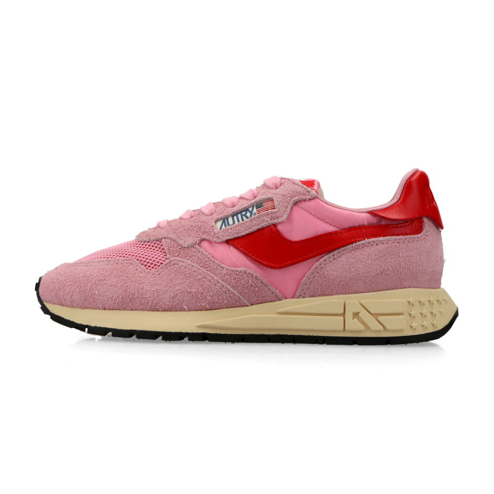 Autry Reelwind Low (suede / net pk cher / flame) - 36