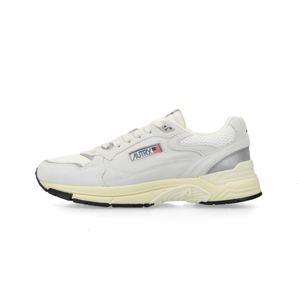 Autry Hyperway Low W (suede / mesh white / silver)