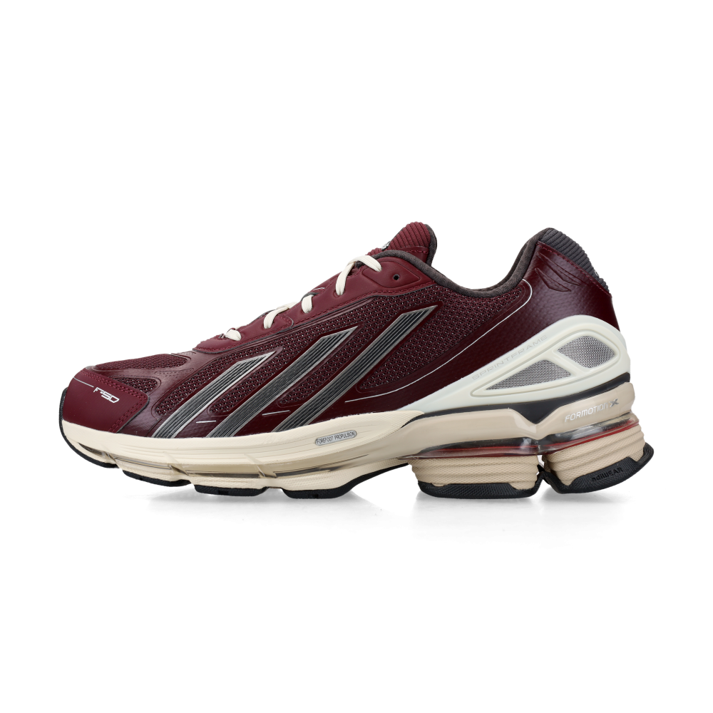 adidas Formotion F50 (maroon / iron metallic / cream white), vue de côté