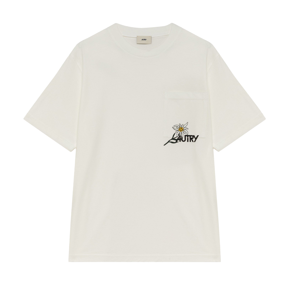 Autry T-Shirt Main (cotton white) - XS