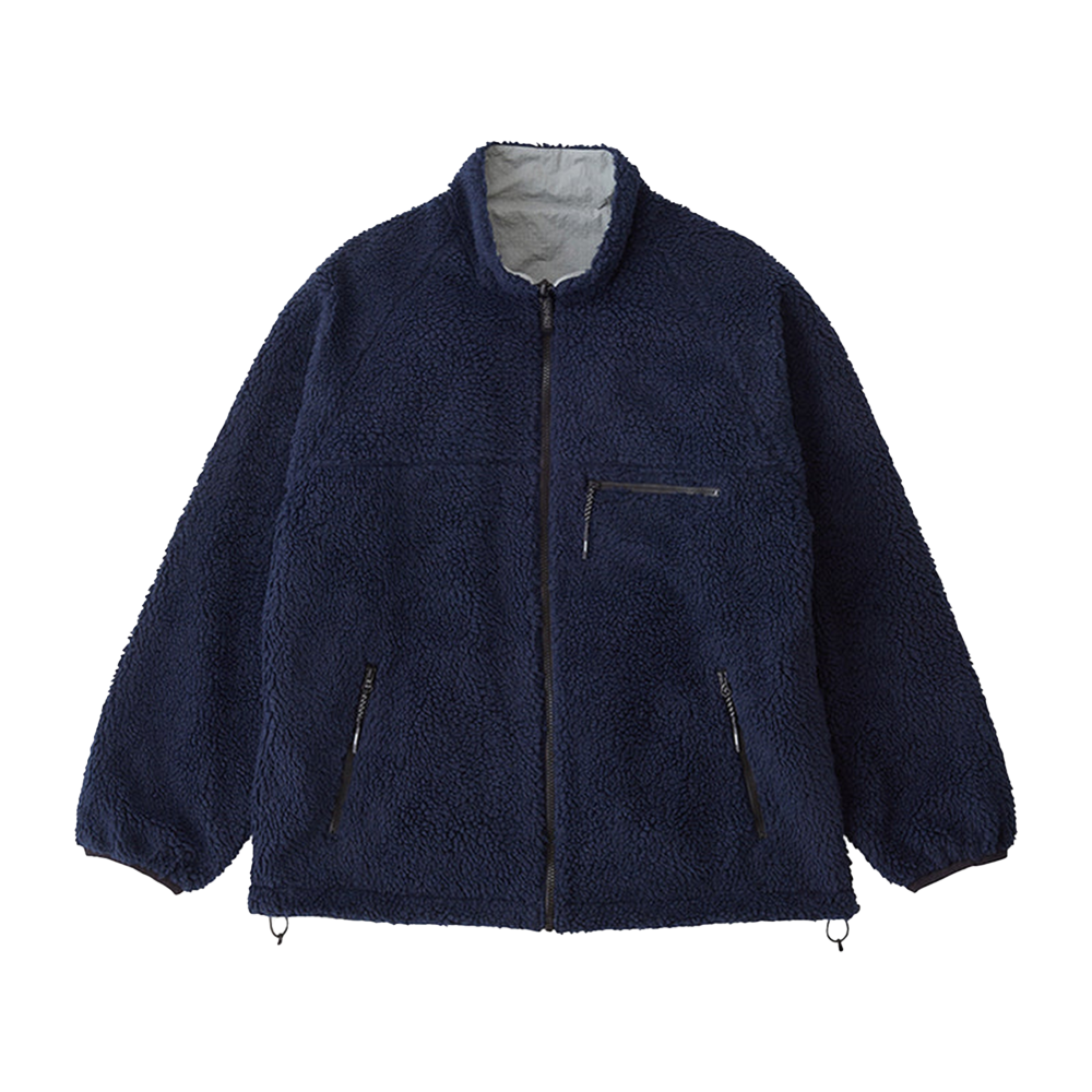 Gramicci Reversible Sherpa Jacket (navy / grey) - L