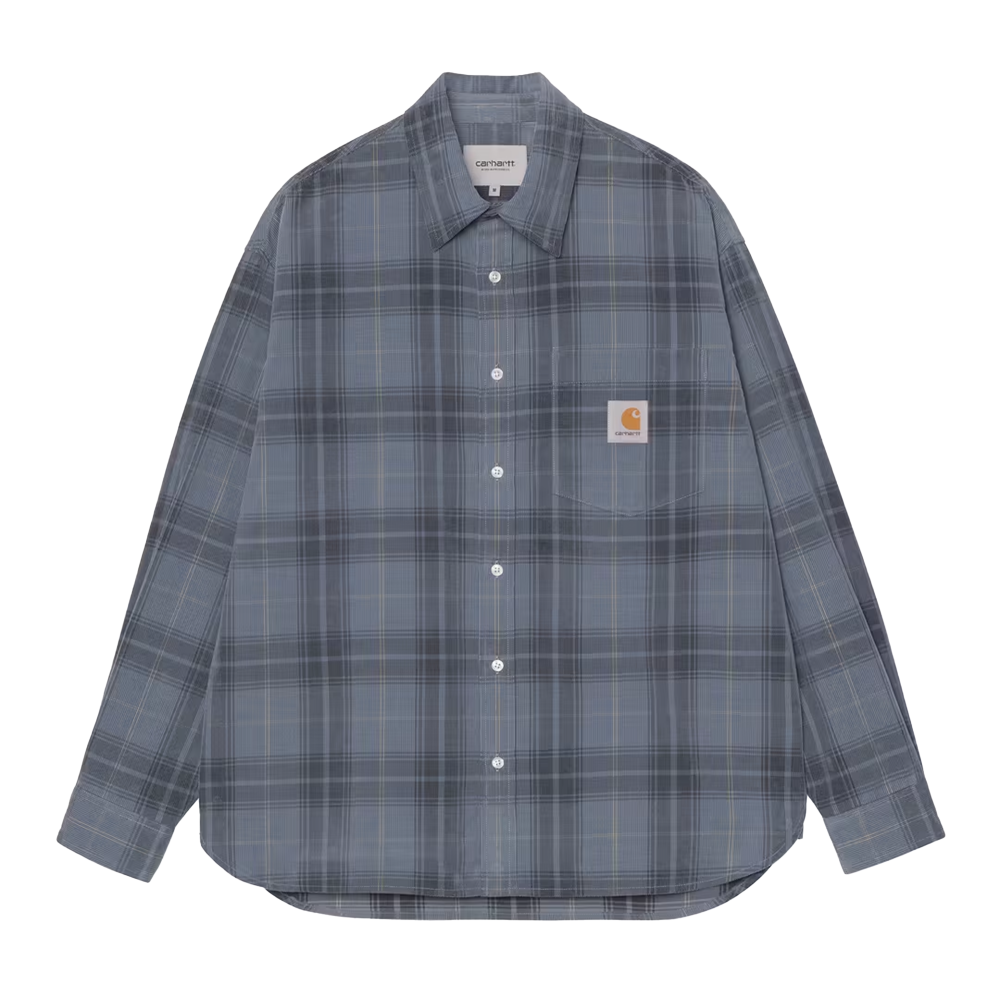Carhartt WIP L/S Wilber Shirt (wilber check / velvet blue)