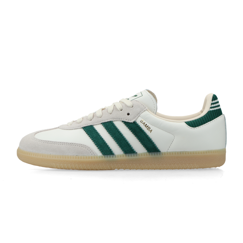 adidas Samba OG (cloud white / collegiate green / gum 3) - 38 2/3