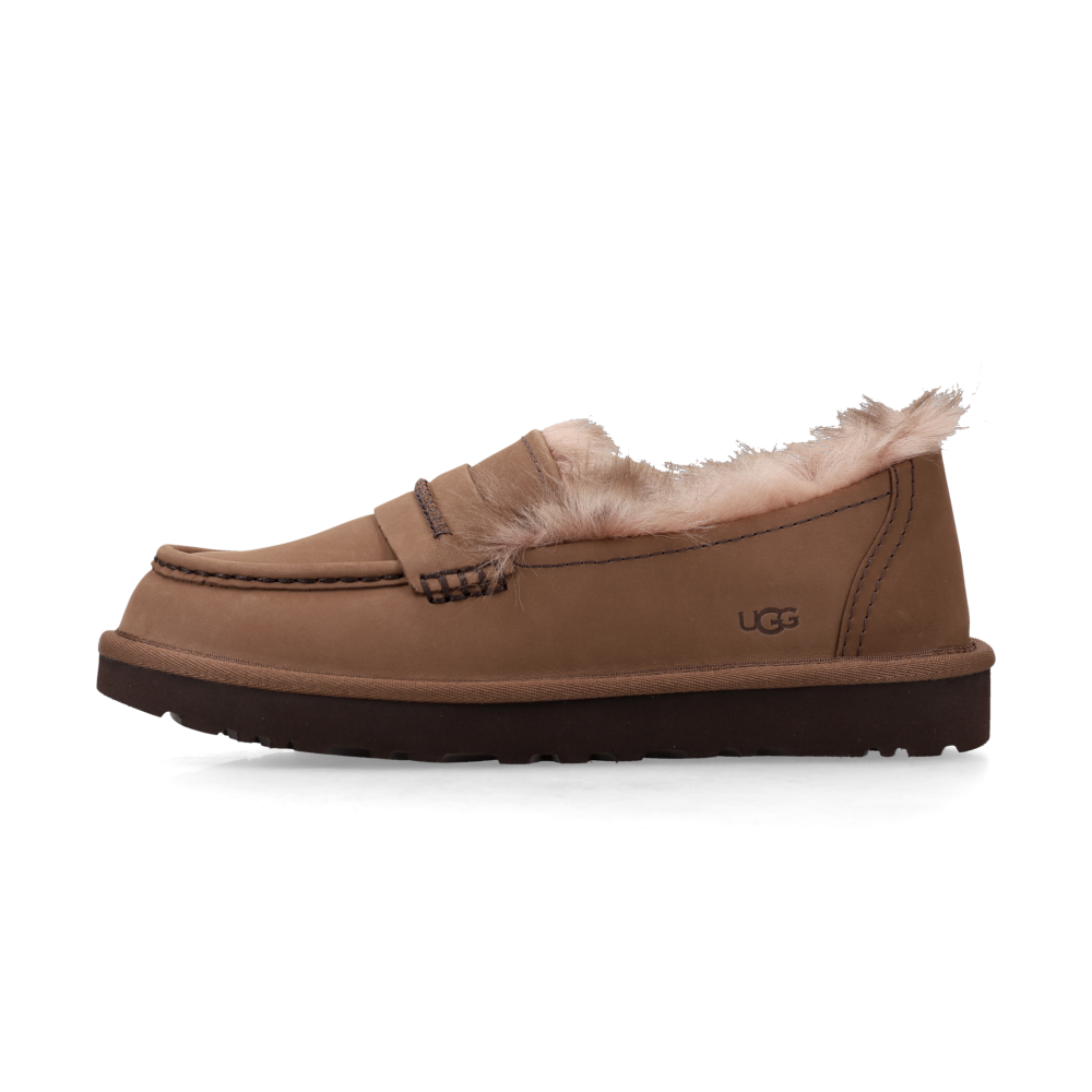 UGG W Ellis Nubuck Loafer (dark chestnut) - 36