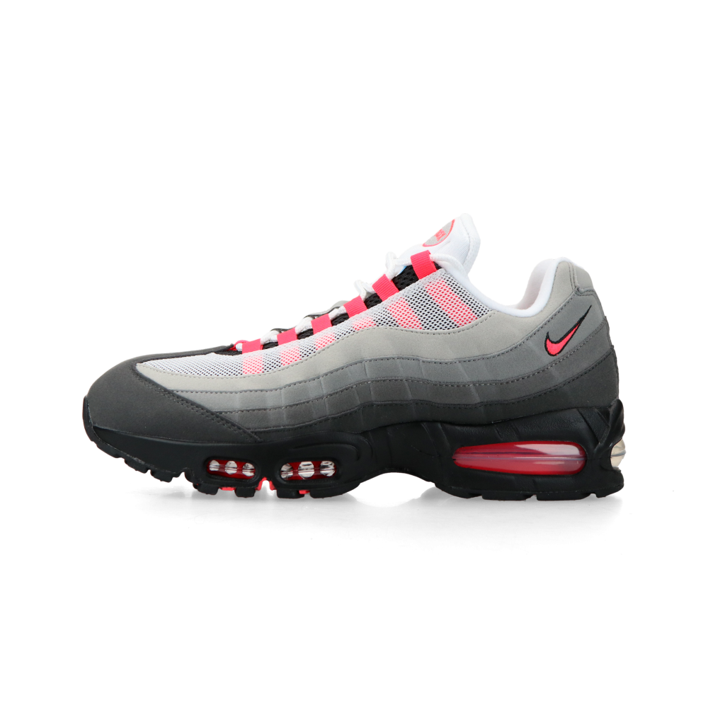 Nike Air Max 95 Big Bubble "Solar Red" (black / medium ash / dk pewter)