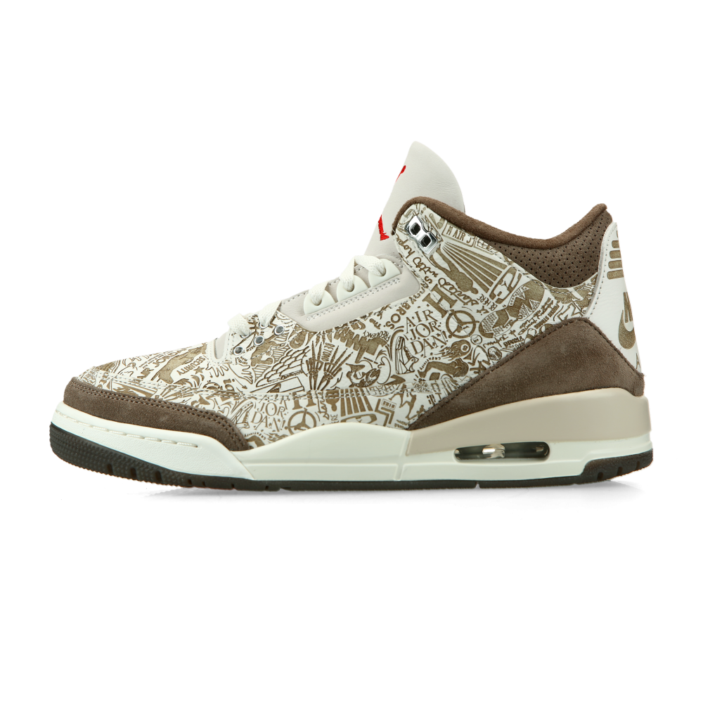 Jordan Air Jordan 3 Retro "Laser" (phantom / university red / palomino / sail) - 44