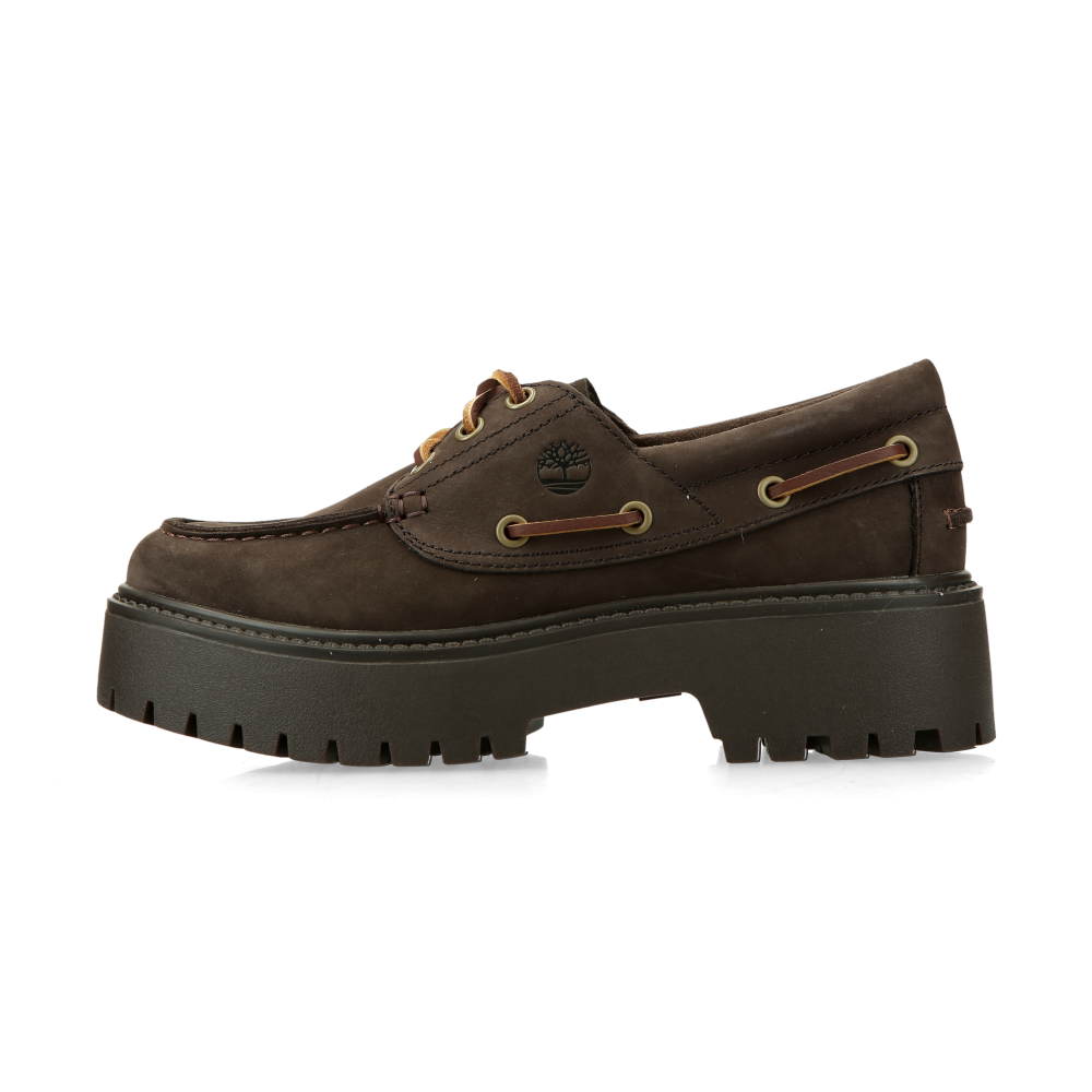 Timberland WMNS Stone Street Boat Shoe (dark brown nubuck)