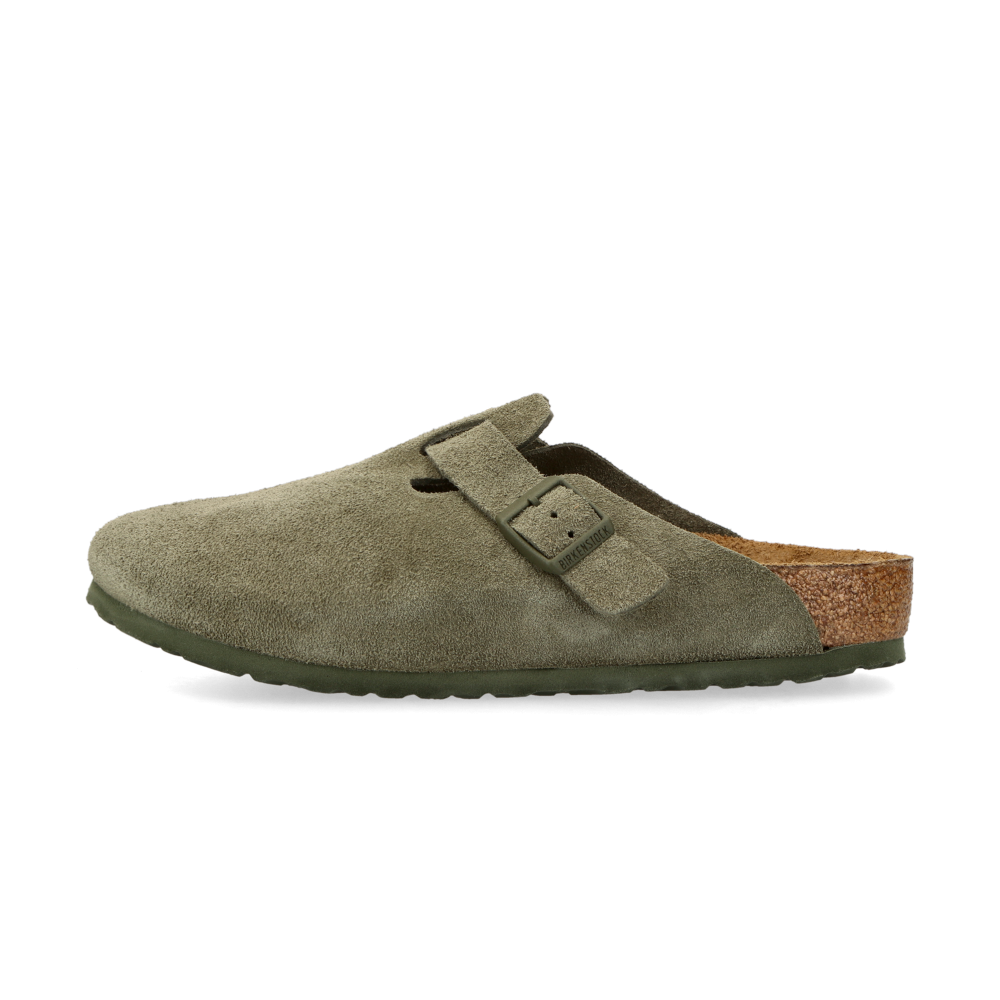 Birkenstock Boston Suede Leather (Modern Suede Thyme) - 37