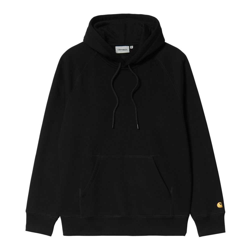 Carhartt WIP Chase Hoodie (black / gold) - L