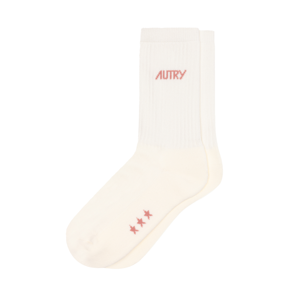 Autry Socks Main Unic Stars (cream / pink) - S