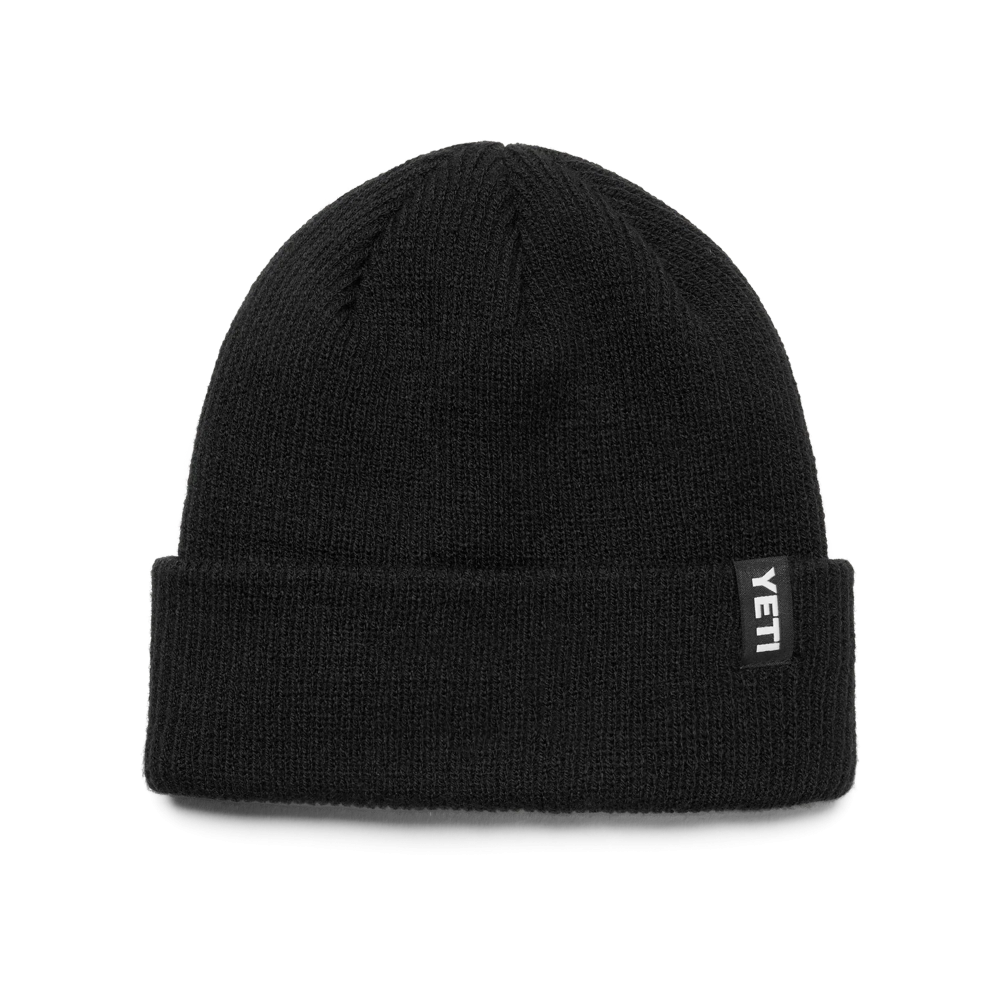 YETI Logo Badge Beanie (black) -