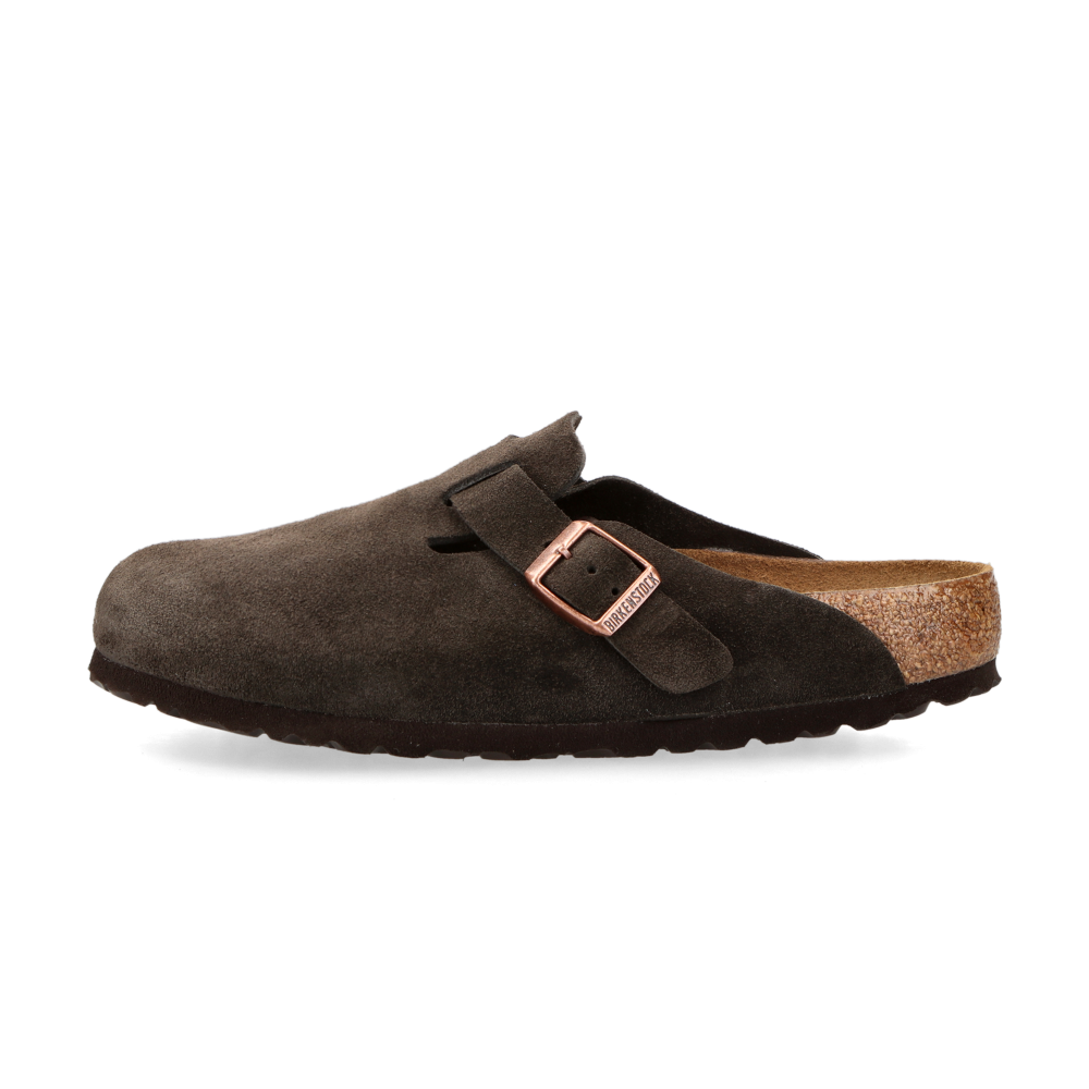 Birkenstock Boston Soft Footbed Suede (Leather Mocha) - 38