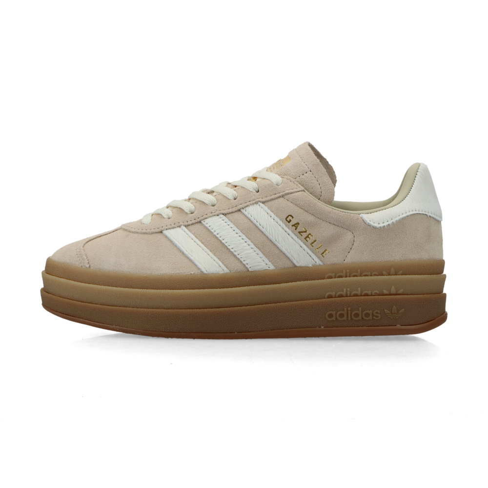 adidas Gazelle Bold W (stone khaki / crew white / gold metallic) - 39 1/3