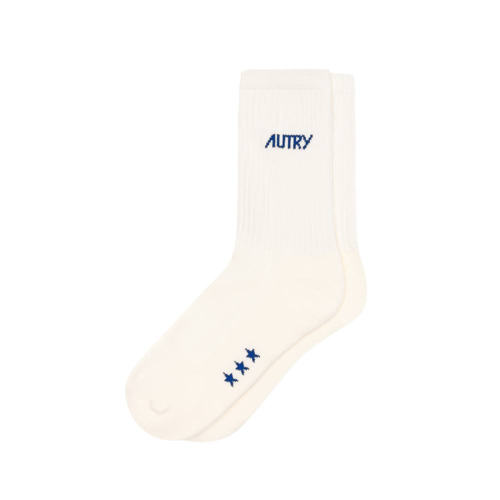 Autry Socks Main Unic Stars (cream / blue) - S