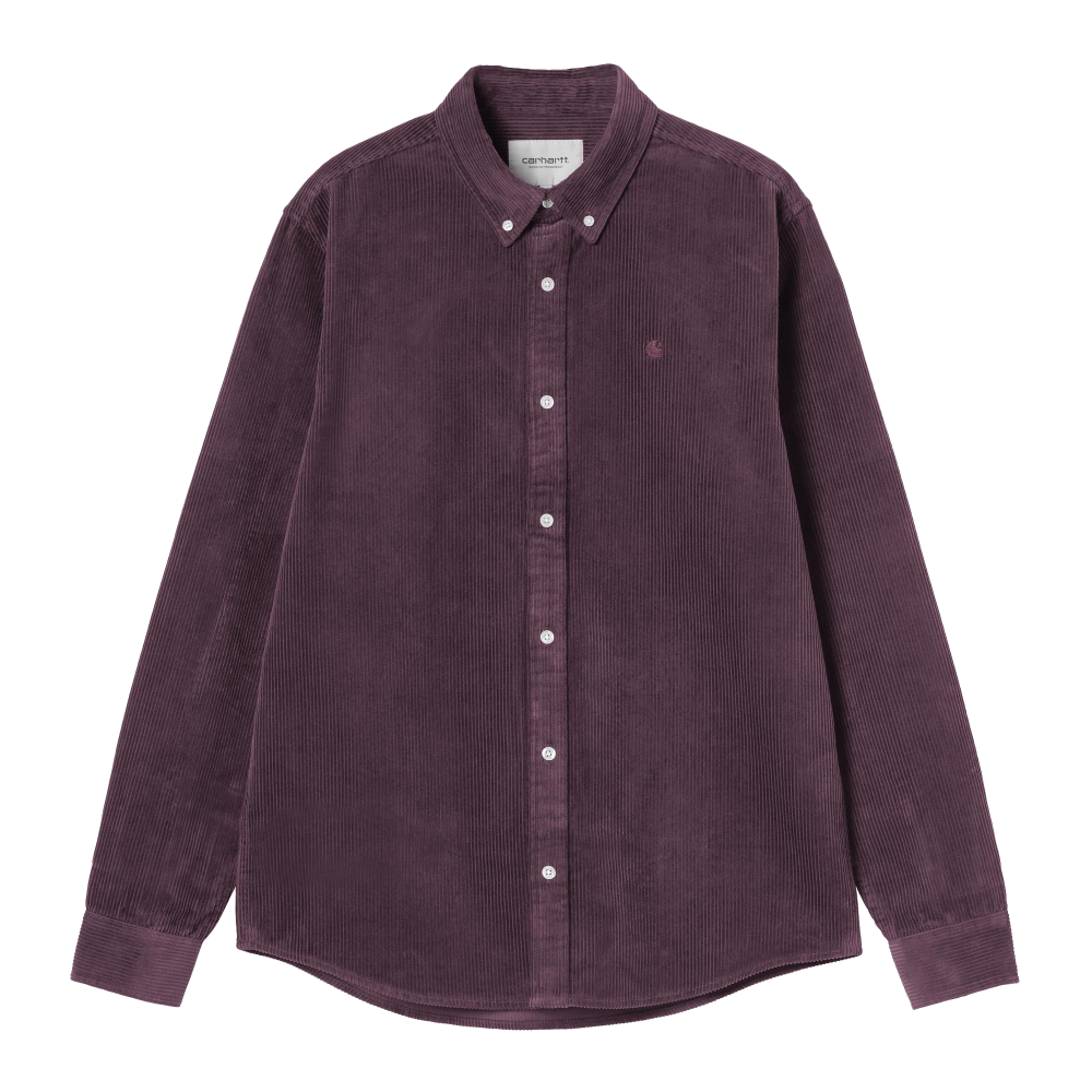 Carhartt WIP L/S Madison Cord Shirt (cozy purple) - 2XL
