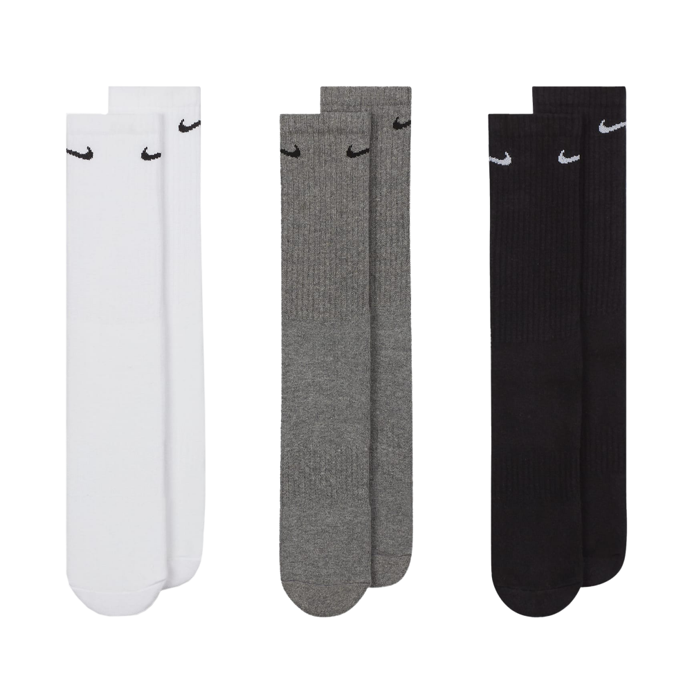 Nike Everyday Cushioned Training Crew Socks 3 Pairs (multicolor) - 34-38