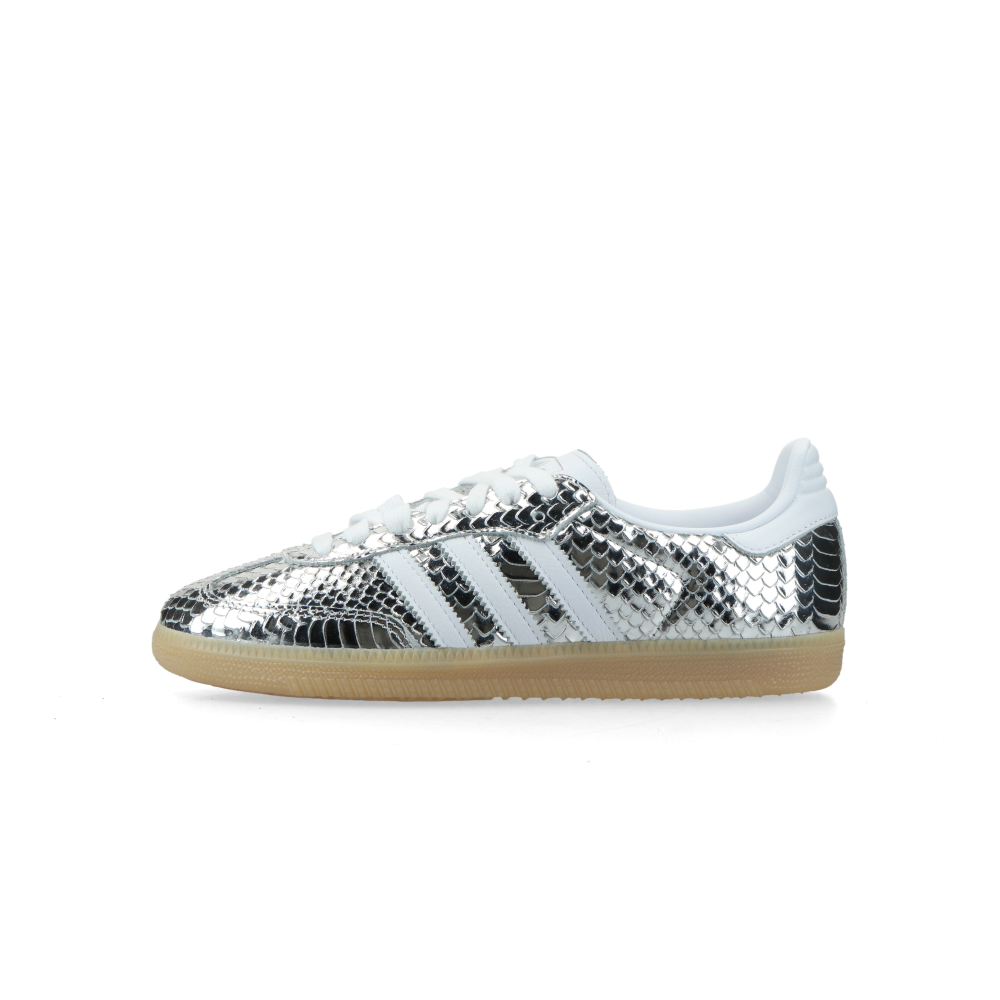 adidas Samba OG W (silver metallic / white / gum) - 40 2/3