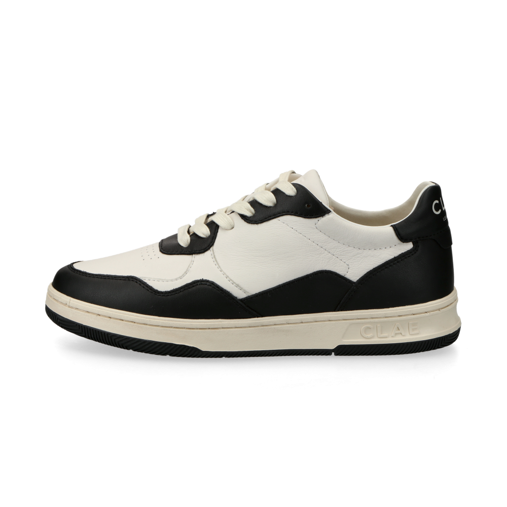 CLAE Elford (black leather / off-white) - 38
