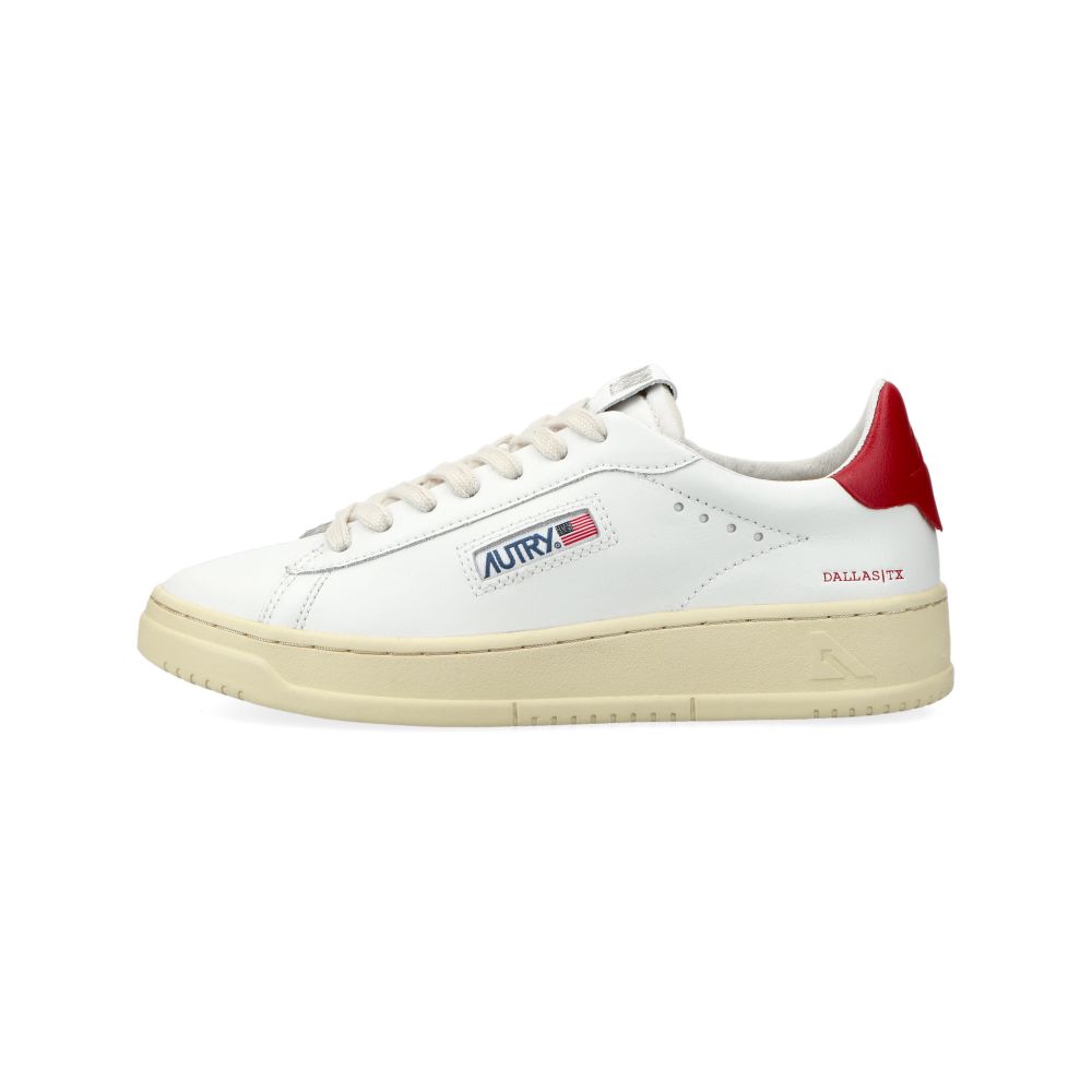 Autry Dallas Low W (weiß / rot)