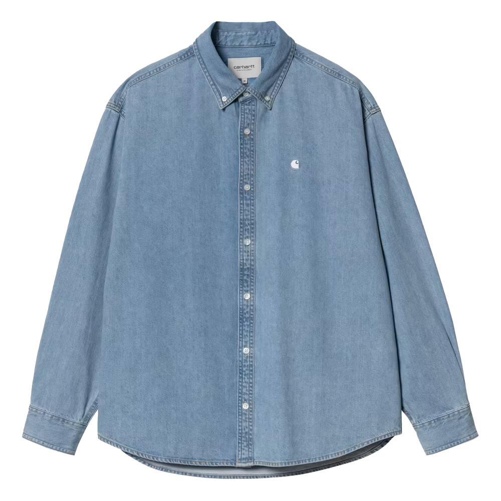 Carhartt WIP L/S Lucas Shirt (blue) - S