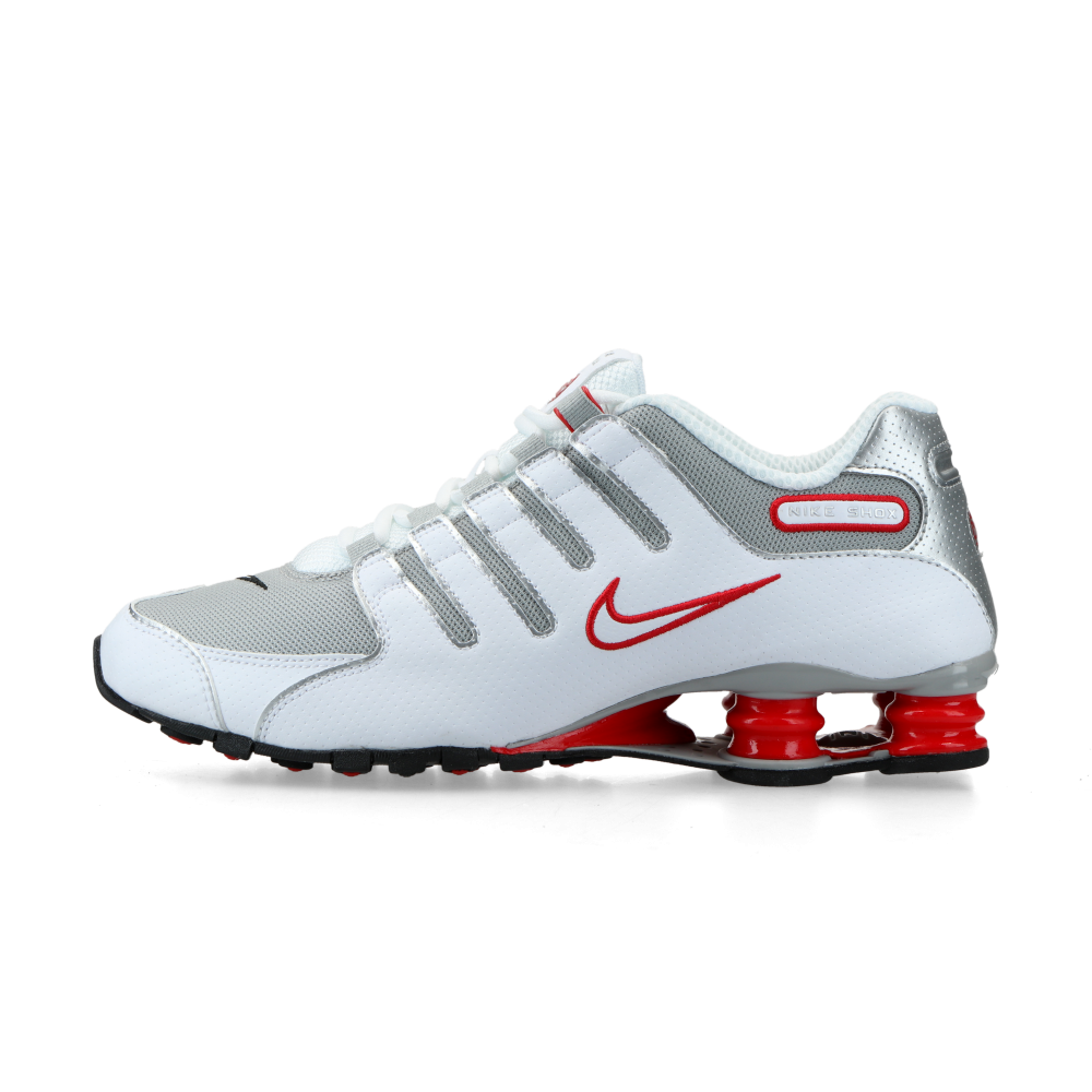 Nike Shox NZ (white / metallic silver / sport red)