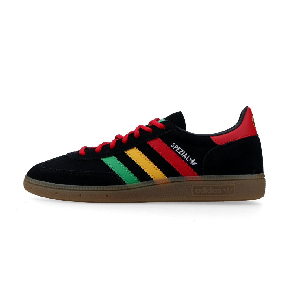 adidas Jamaika x Bob Marley Handball Spezial (black / multi / gold) - 36 2/3