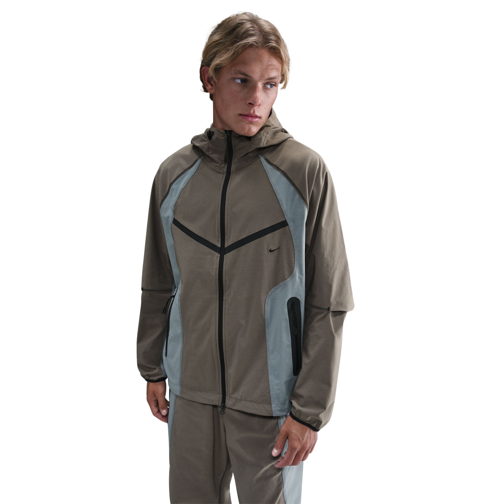 Nike Tech Dri-FIT Windrunner Jacket (cave  stone / cool grey / black) - L