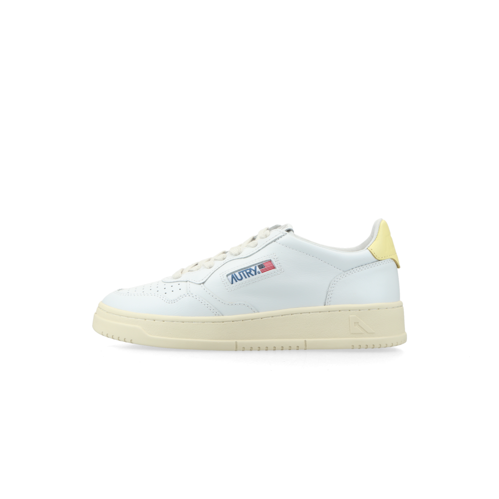 Autry Medalist Low W (leat / leat  white / lemom)