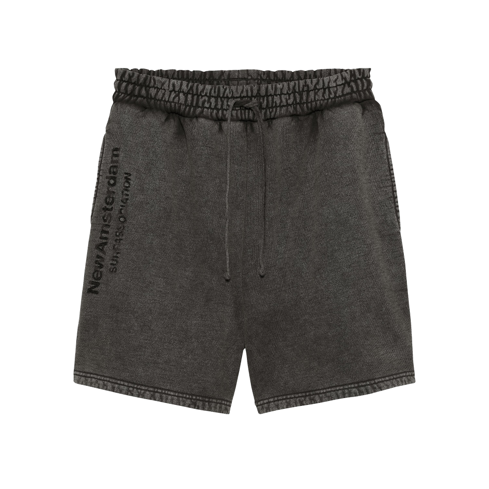 New Amsterdam Surf Association Jogger Short (washed black) - L