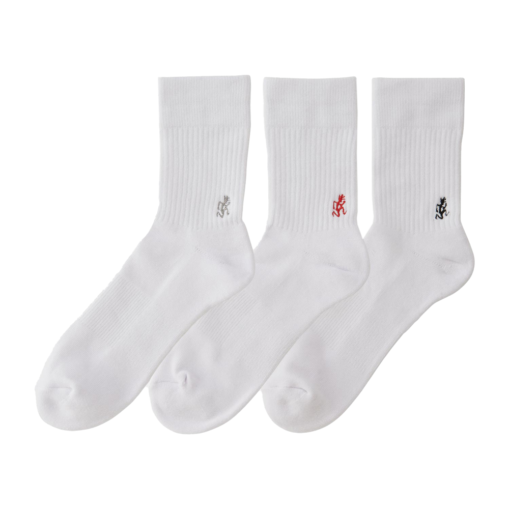 Gramicci Basic Crew Socks (white) - 23-25 cm