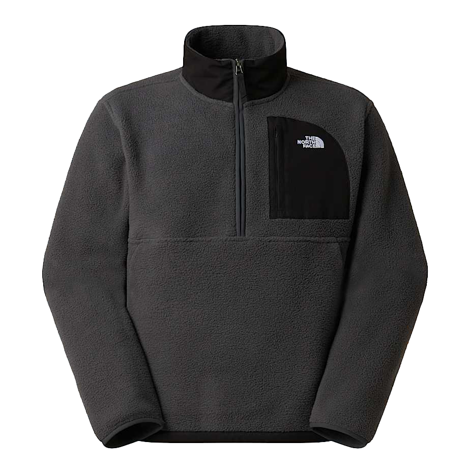 The North Face M Yumiori Off Peak 1/2 Zip Jacket (grey / black) - S