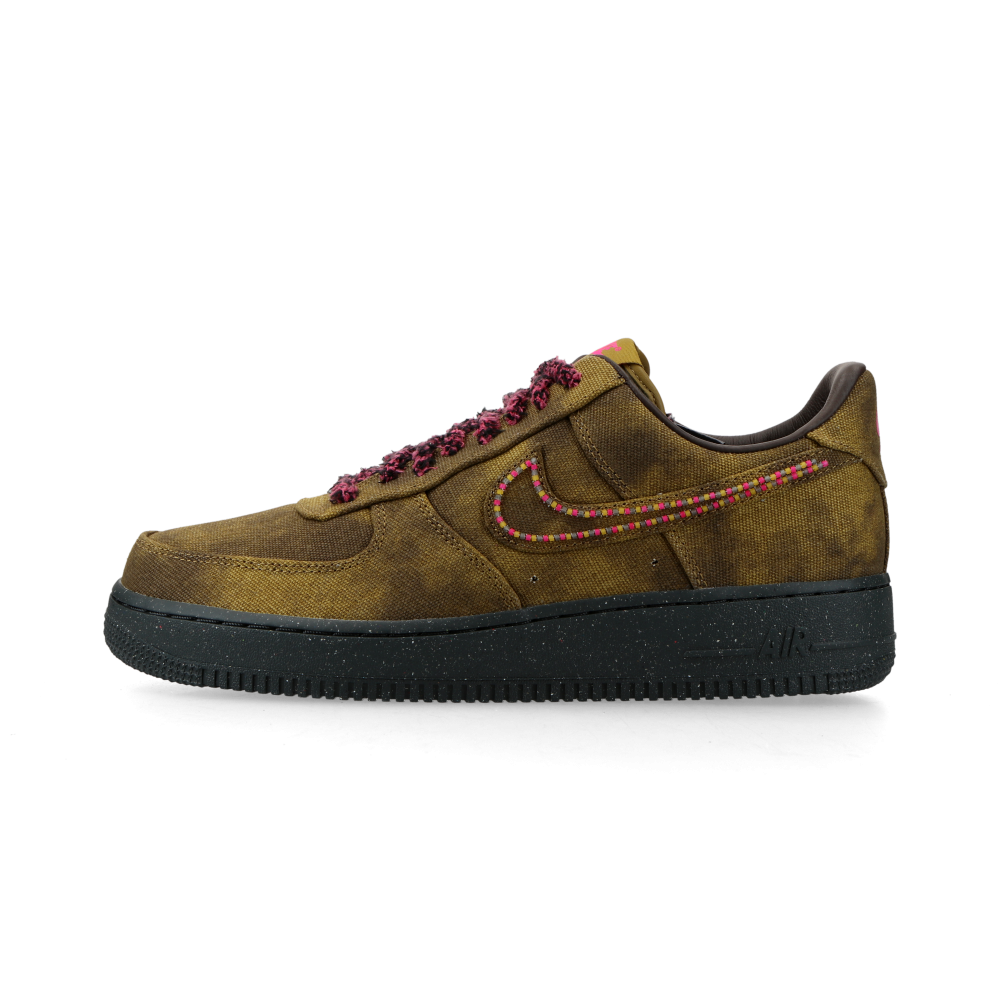 Nike Air Force 1 Boucle QS (desert moss / fierce pink / midwest gold)