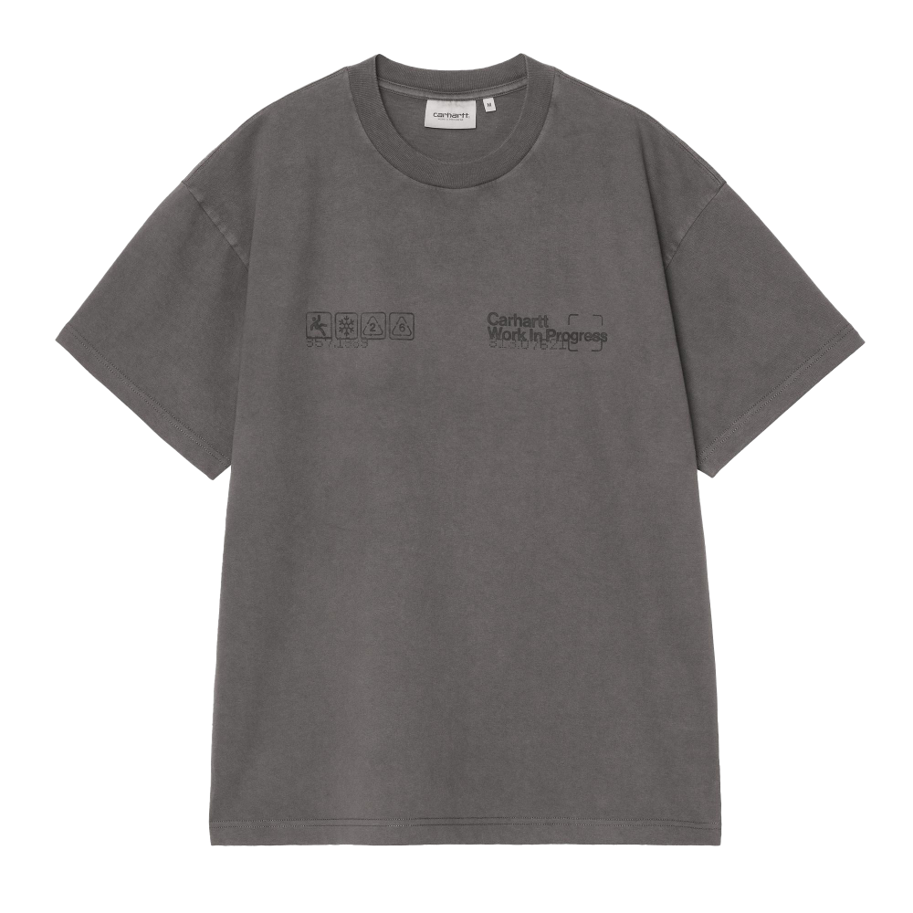 Carhartt WIP S/S Boxed T-Shirt (soot) - S