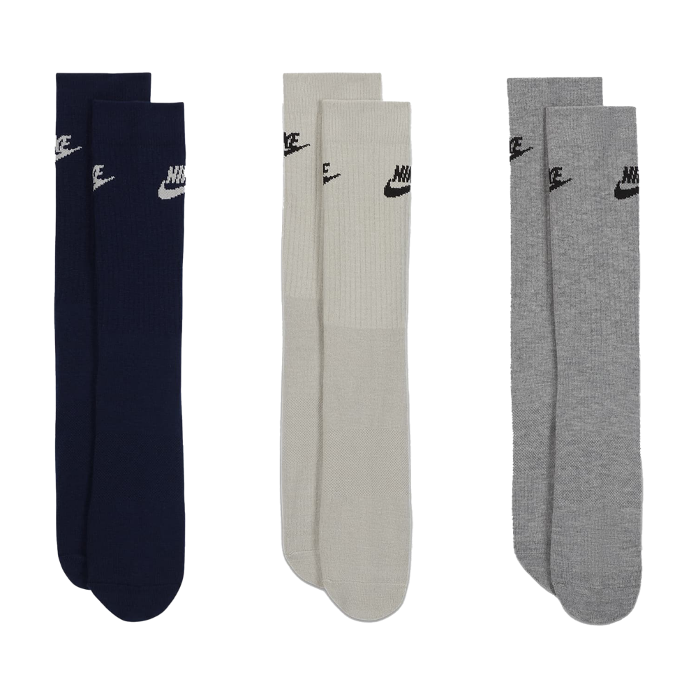 Nike Sportswear Everyday Essential Crew-Socken (3 Paar) (multi-color) - 34-38