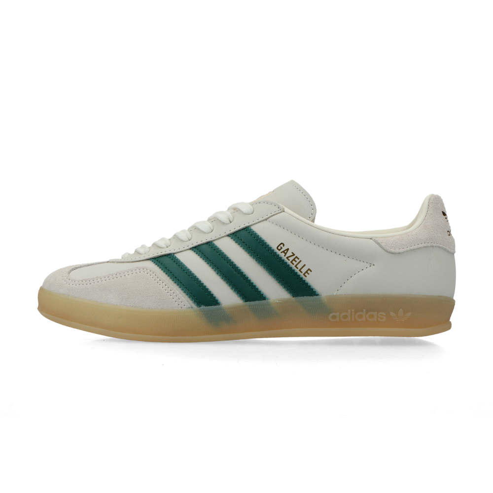 adidas Gazelle Indoor (crew white / collegiate green / gum 3) - 37 1/3